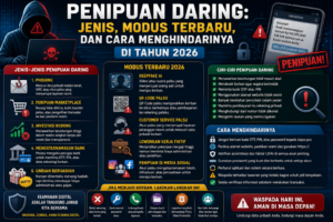 Penipuan Daring: Jenis, Modus Terbaru, dan Cara Menghindarinya di Tahun 2026