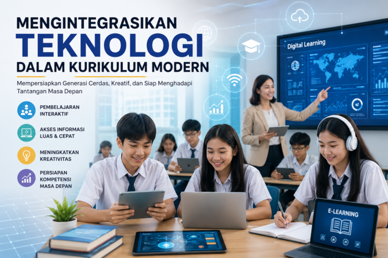 Mengintegrasikan Teknologi dalam Kurikulum Modern