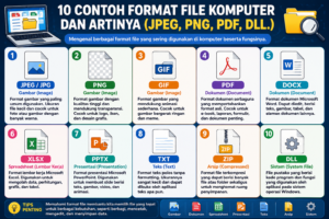 10 Contoh Format File Komputer dan Artinya (JPEG, PNG, PDF, dll.)