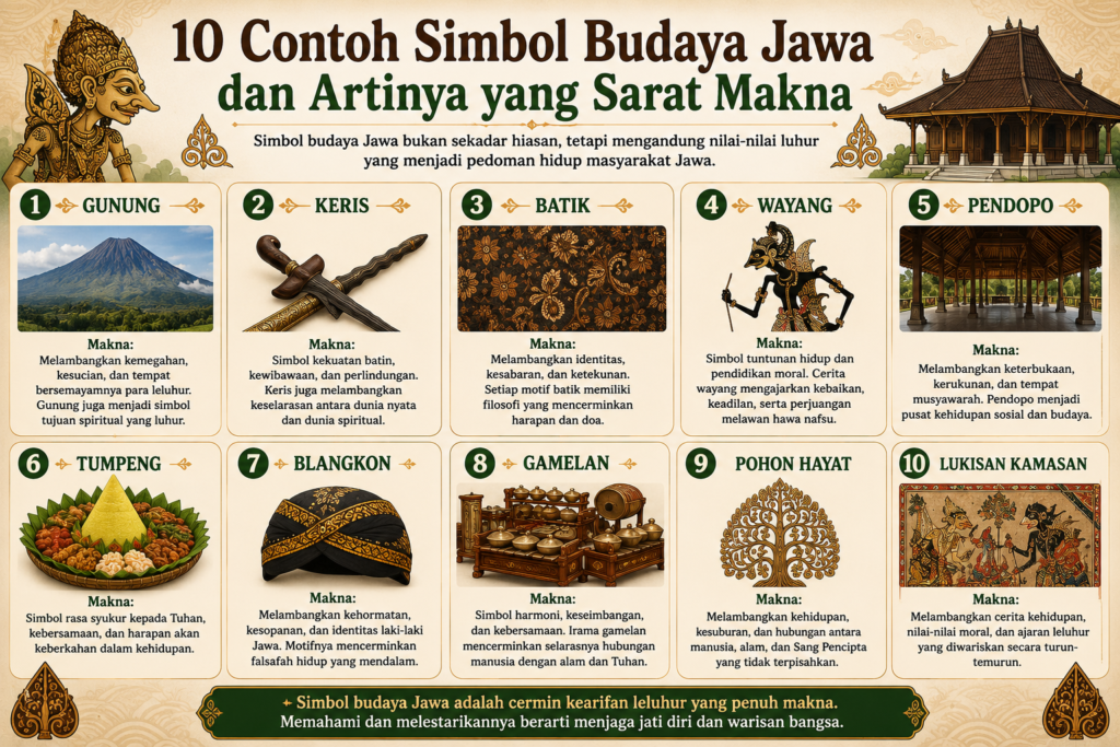 10 Contoh Simbol Budaya Jawa dan Artinya yang Sarat Makna