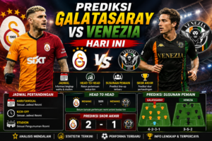 Prediksi Galatasaray vs Venezia Hari Ini: Jadwal, Head to Head, Susunan Pemain, dan Skor Akhir