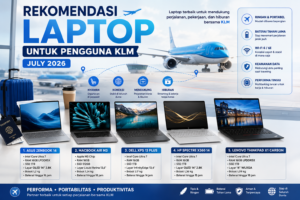 Rekomendasi Laptop Terbaik untuk Pengguna KLM (Juli 2026)