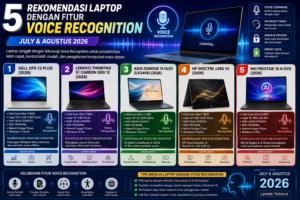 5 Rekomendasi Laptop dengan Fitur Voice Recognition Terbaik (Juli & Agustus 2026)