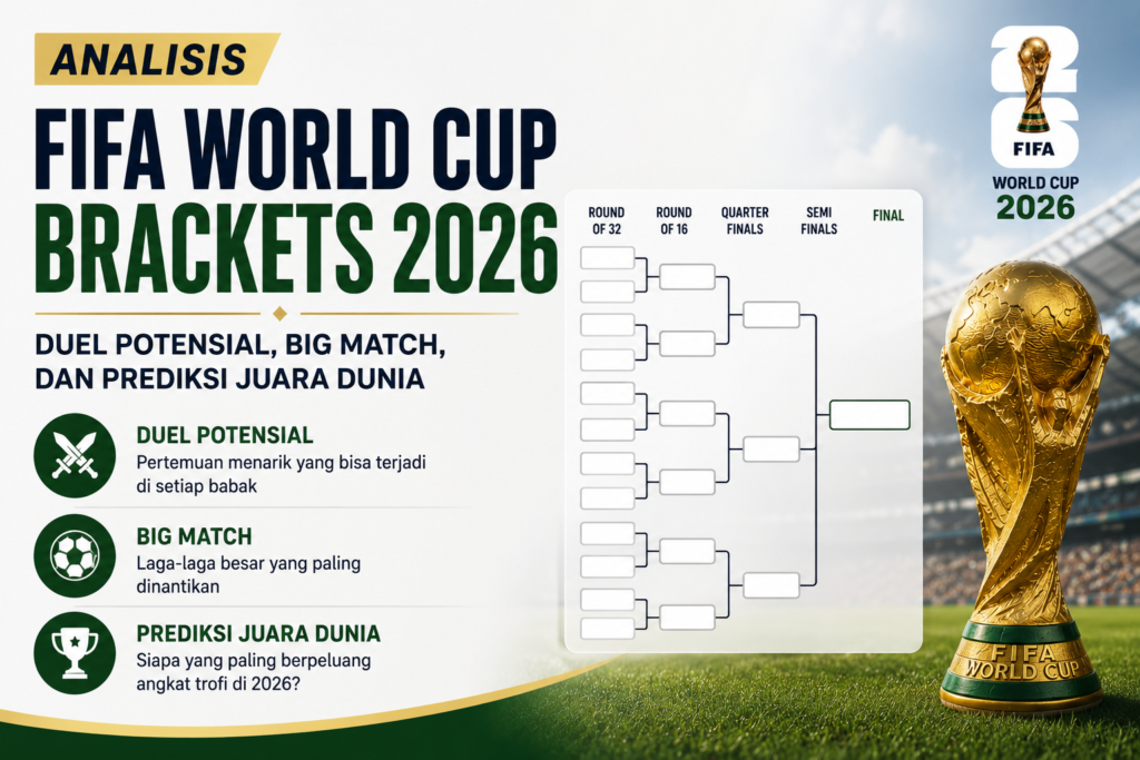 Analisis FIFA World Cup Brackets 2026: Duel Potensial, Big Match, dan Prediksi Juara Dunia