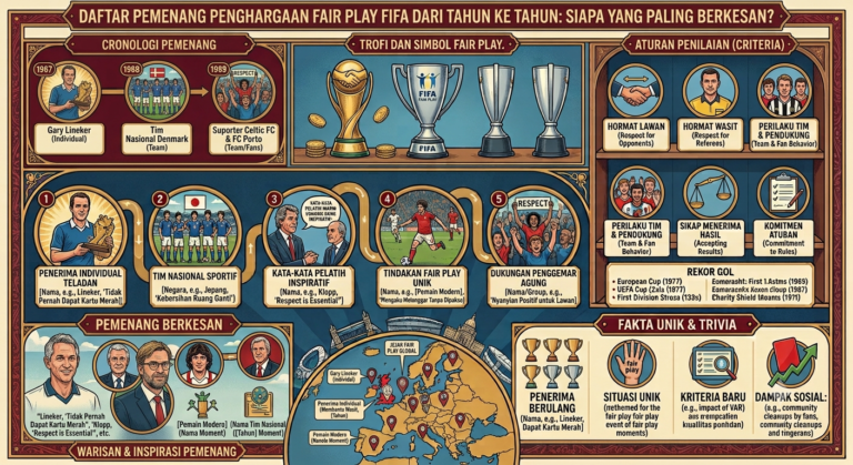 Daftar Pemenang Penghargaan Fair Play FIFA dari Tahun ke Tahun, Siapa yang Paling Berkesan?
