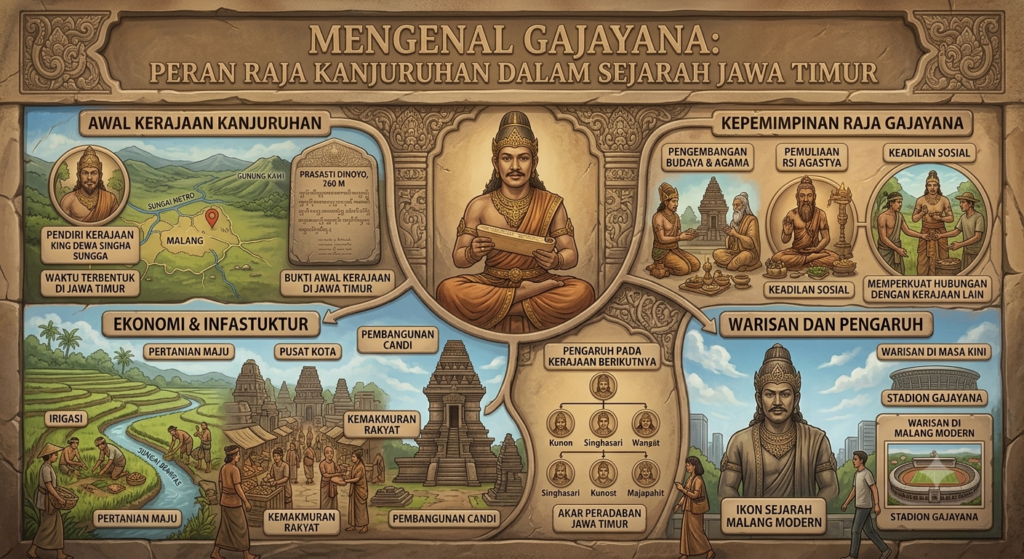 Mengenal Gajayana: Peran Raja Kanjuruhan dalam Sejarah Jawa Timur