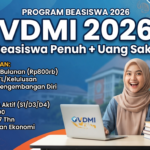 Beasiswa VDMI 2026 untuk Mahasiswa S1 D3 D4