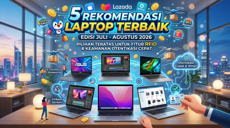 5 Rekomendasi Laptop dengan Fitur RFID Terbaik (Juli - Agustus 2026)