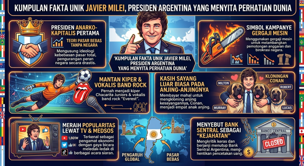 Kumpulan Fakta Unik Javier Milei, Presiden Argentina yang Menyita Perhatian Dunia