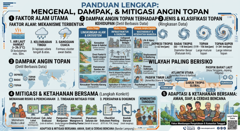 Dampak Angin Topan terhadap Lingkungan, Infrastruktur, dan Masyarakat serta Upaya Mitigasinya