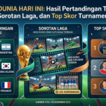 Piala Dunia Hari Ini: Hasil Pertandingan Terbaru, Sorotan Laga, dan Top Skor Turnamen