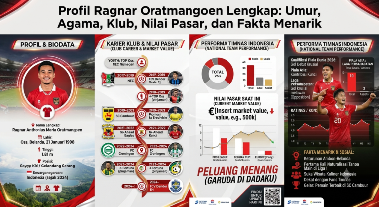 Profil Ragnar Oratmangoen Lengkap: Umur, Agama, Klub, Nilai Pasar, dan Fakta Menarik