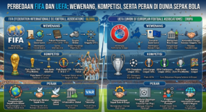 Perbedaan FIFA dan UEFA: Wewenang, Kompetisi, serta Peran di Dunia Sepak Bola