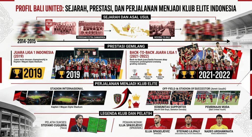 Profil Bali United: Sejarah, Prestasi, dan Perjalanan Menjadi Klub Elite Indonesia