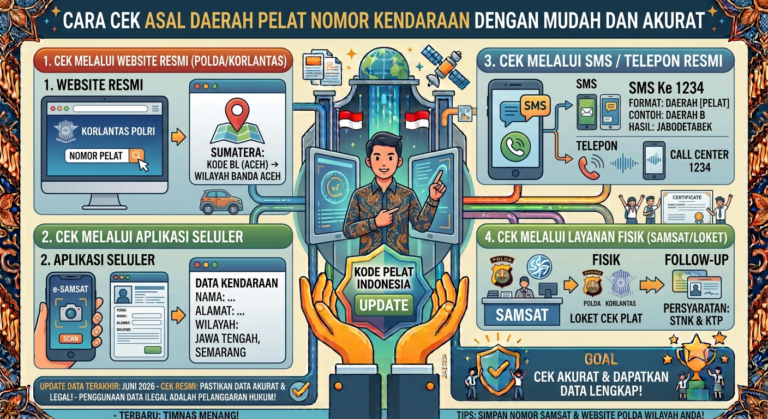Cara Cek Asal Daerah Pelat Nomor Kendaraan dengan Mudah dan Akurat