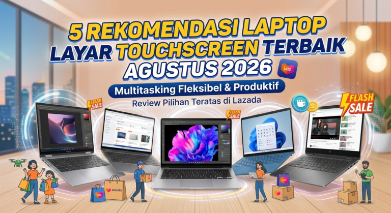 5 Rekomendasi Laptop Layar Touchscreen Terbaik Agustus 2026: Multitasking Fleksibel & Produktif