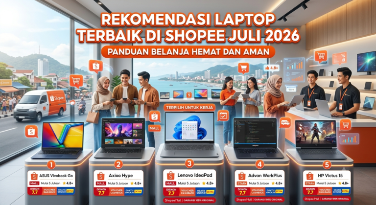 Rekomendasi Laptop Terbaik di Shopee Juli 2026: Panduan Belanja Hemat dan Aman