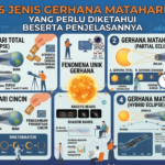 5 Jenis Gerhana Matahari yang Perlu Diketahui Beserta Penjelasannya