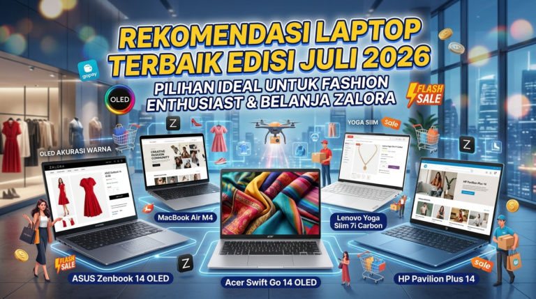 Rekomendasi Laptop Terbaik Edisi Juli 2026: Pilihan Ideal untuk Fashion Enthusiast & Belanja Zalora