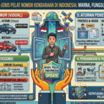 Mengenal Jenis-Jenis Pelat Nomor Kendaraan di Indonesia: Warna, Fungsi, dan Aturannya