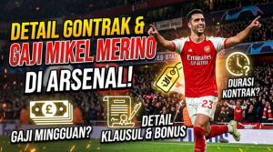 Resmi Bergabung? Ini Detail Kontrak dan Gaji Mikel Merino di Arsenal