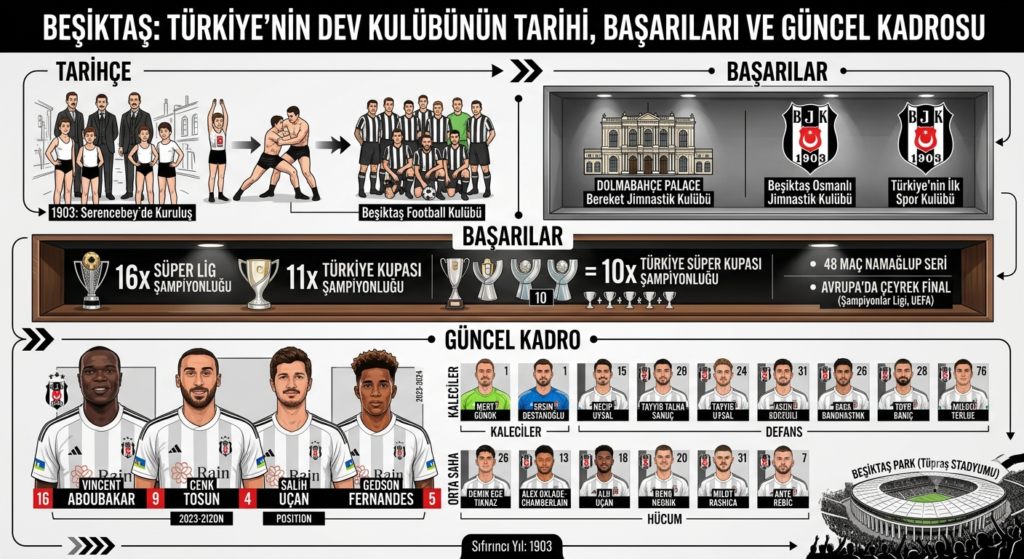 Beşiktaş: Sejarah Klub Raksasa Turki, Prestasi, dan Daftar Pemain Terbaru