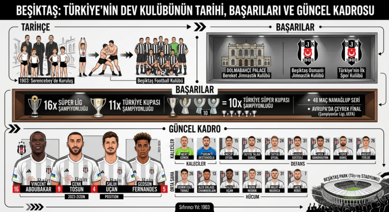 Beşiktaş: Sejarah Klub Raksasa Turki, Prestasi, dan Daftar Pemain Terbaru