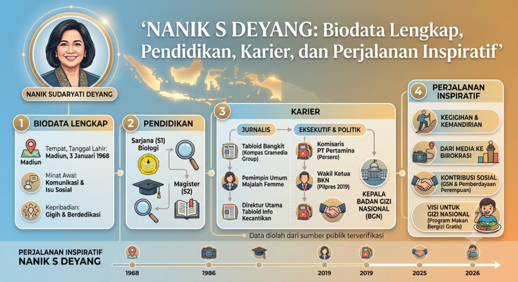 Nanik S Deyang: Biodata Lengkap, Pendidikan, Karier, dan Perjalanan Inspiratif