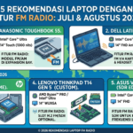 5 Rekomendasi Laptop dengan Fitur FM Radio (Juli & Agustus 2026)