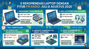 5 Rekomendasi Laptop dengan Fitur FM Radio (Juli & Agustus 2026)