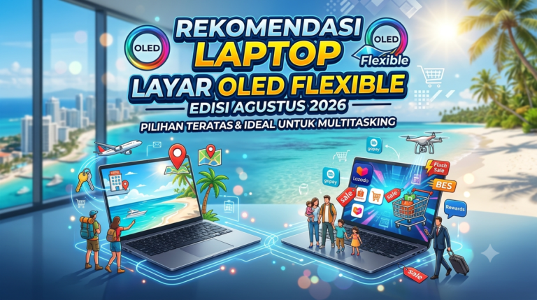 5 Rekomendasi Laptop Layar OLED Flexible Terbaik (Agustus 2026): Era Komputasi Futuristik & Multitasking Tanpa Batas