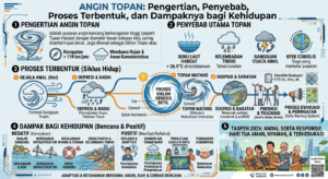 Angin Topan: Pengertian, Penyebab, Proses Terbentuk, dan Dampaknya bagi Kehidupan