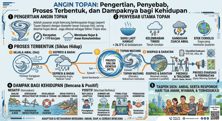 Angin Topan: Pengertian, Penyebab, Proses Terbentuk, dan Dampaknya bagi Kehidupan