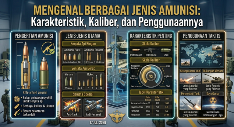 Mengenal Berbagai Jenis Amunisi: Karakteristik, Kaliber, dan Penggunaannya