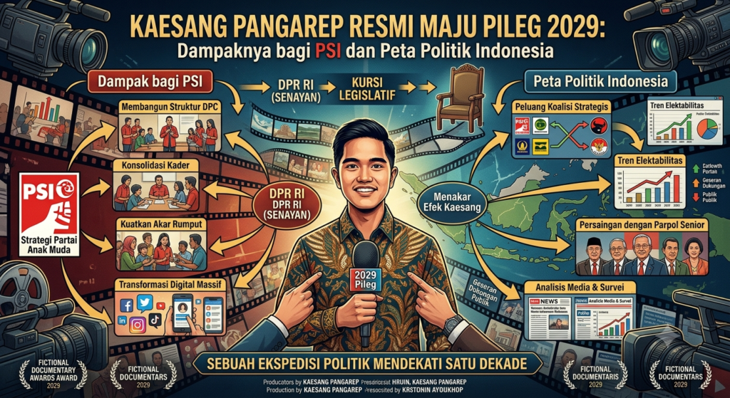 Kaesang Pangarep Resmi Maju Pileg 2029: Dampaknya bagi PSI dan Peta Politik Indonesia