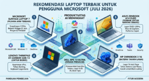 Rekomendasi Laptop Terbaik untuk Pengguna Microsoft (Juli 2026)