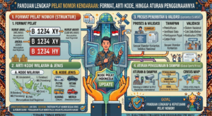 Panduan Lengkap Pelat Nomor Kendaraan: Format, Arti Kode, hingga Aturan Penggunaannya