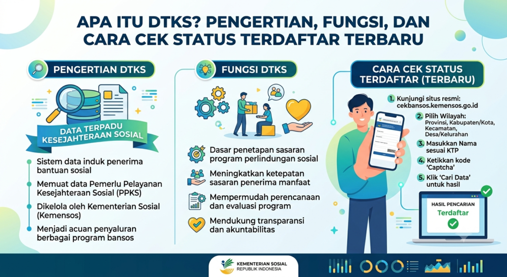 Apa Itu DTKS? Pengertian, Fungsi, dan Cara Cek Status Terdaftar Terbaru