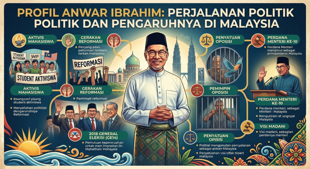 Profil Anwar Ibrahim: Perjalanan Politik dan Pengaruhnya di Malaysia