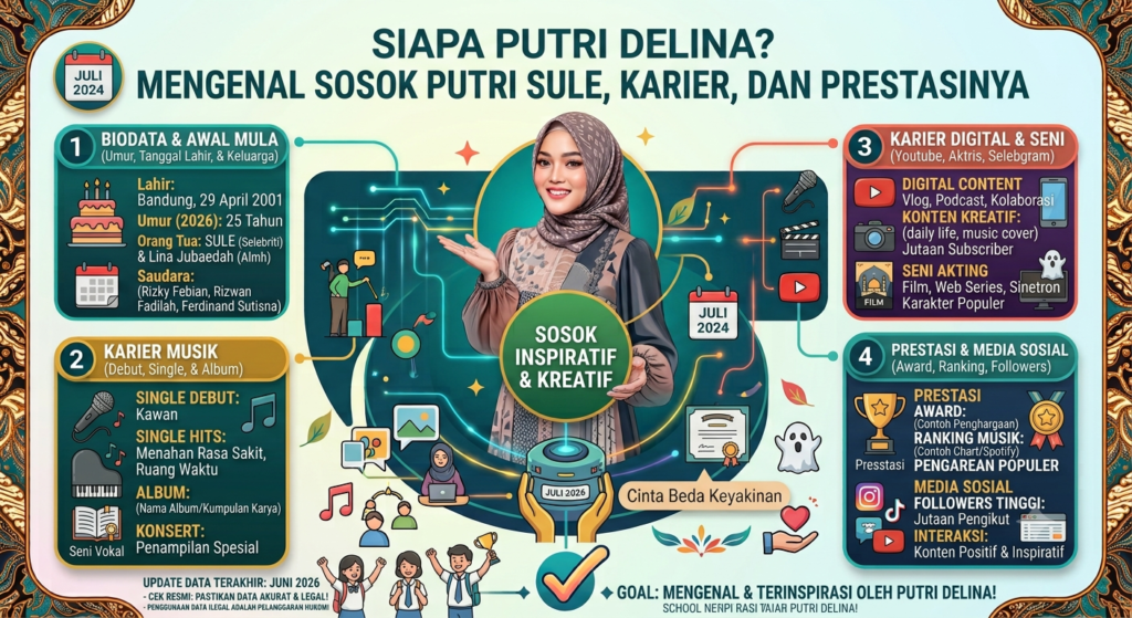 Siapa Putri Delina? Mengenal Sosok Putri Sule, Karier, dan Prestasinya