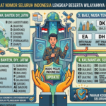 Daftar Kode Pelat Nomor Seluruh Indonesia Lengkap Beserta Wilayahnya (Update Terbaru)