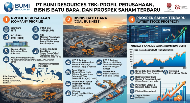 PT Bumi Resources Tbk: Profil Perusahaan, Bisnis Batu Bara, dan Prospek Saham Terbaru