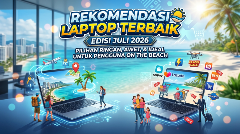 Rekomendasi Laptop Terbaik Edisi Juli 2026: Pilihan Ringan, Awet, dan Ideal untuk Pengguna On The Beach