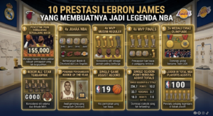 10 Prestasi LeBron James yang Membuatnya Jadi Legenda NBA