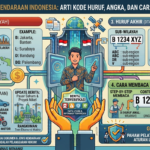 Pelat Nomor Kendaraan Indonesia: Arti Kode Huruf, Angka, dan Cara Membacanya