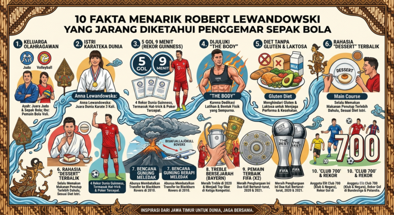 10 Fakta Menarik Robert Lewandowski yang Jarang Diketahui Penggemar Sepak Bola