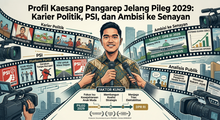 Profil Kaesang Pangarep Jelang Pileg 2029: Karier Politik, PSI, dan Ambisi ke Senayan