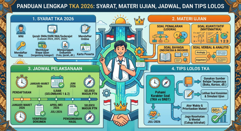 Panduan Lengkap TKA 2026: Syarat, Materi Ujian, Jadwal, dan Tips Lolos