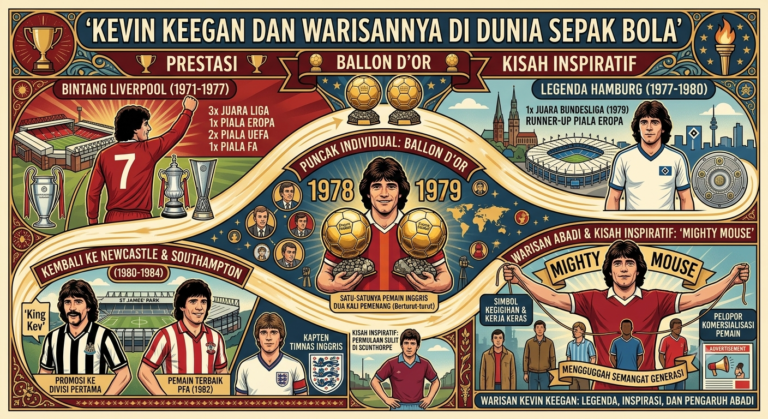 Kevin Keegan dan Warisannya di Dunia Sepak Bola: Prestasi, Ballon d'Or, serta Kisah Inspiratif