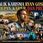 Di Balik Karisma Ryan Gosling: Kehidupan, Karier, dan Prestasi buatkan saya gambar dengan judul tersebut